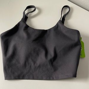 Paragon fitwear crop with built in sports bra size small